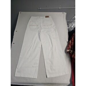 Vintage Timberland Carpenter Jeans Mens 31 X 28 WHITE Wide Leg Y2K New